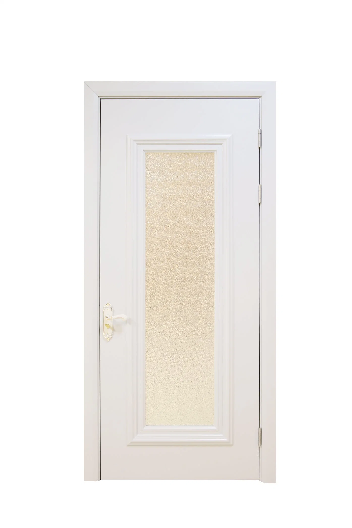 White Painting Wood Plastic Composite WPC Hollow Door