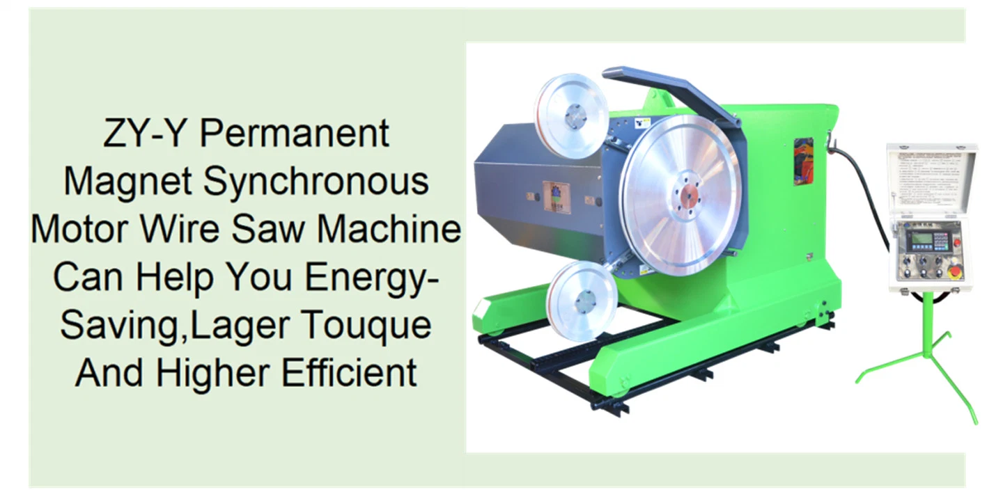 Single Wire Diamond Wire Saw Machine with Pmsm for Cutting Granite