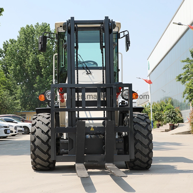 Cheap Price 4 Wheel Automatically Hydraulic Drive Cross Country off-Road Forklift