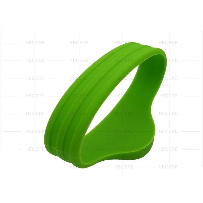 Top Qualify 13.56MHz ISO14443A NFC Tag RFID Semi-Circle Silicone Wristband