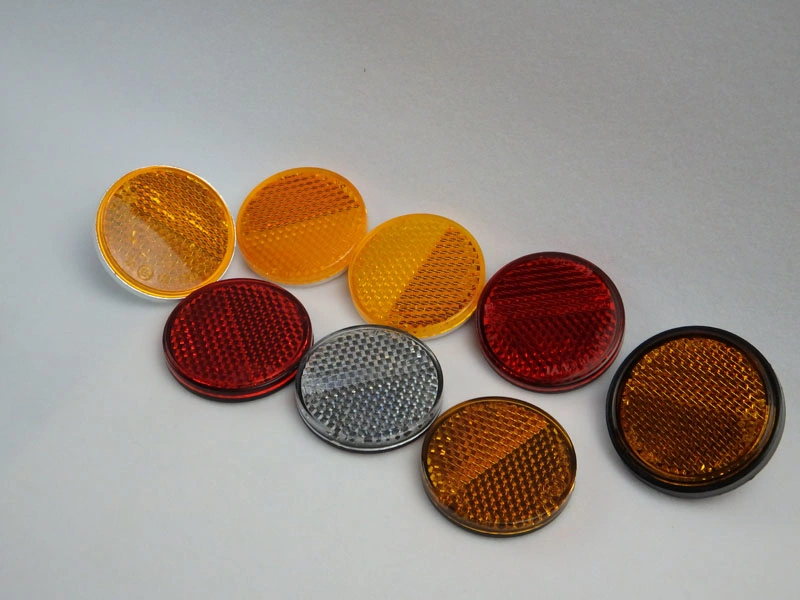 40mm E-MARK Round Reflectors for Motorcycles ATV Bikes Dirt Bike Km106