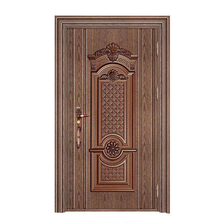 Made in China House Metal Doors Factory Price Room Steel Security Wood Door