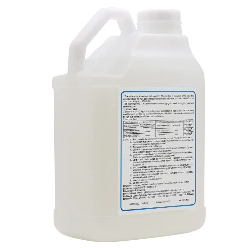 Surgical Instrument Disinfectant Hospital-Grade Opa Solution High Level Disinfectant with 0.5% Ortho-Phthalaldehyde