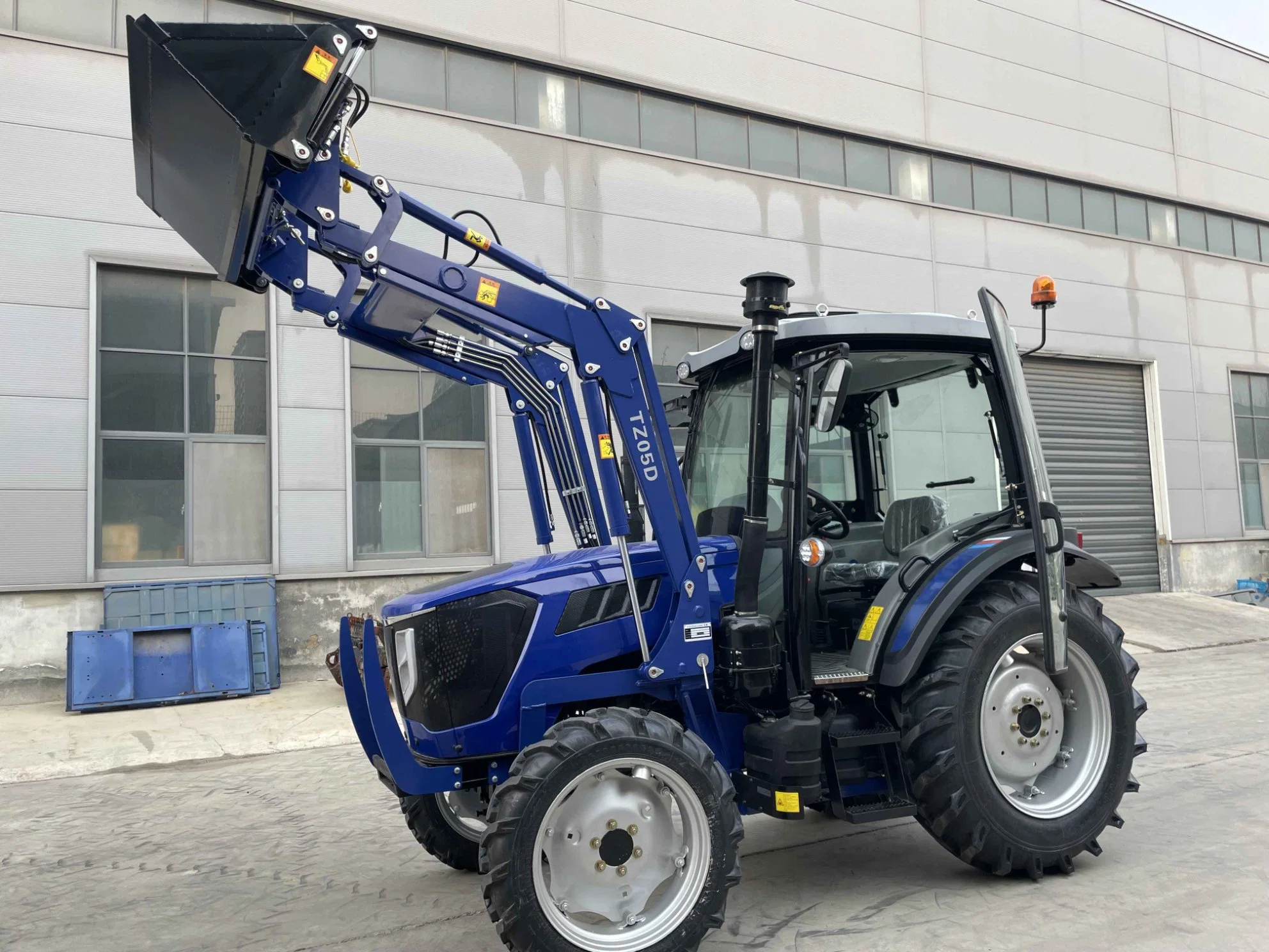 Cuatro ruedas de 100 CV Venta caliente Tractor Agrí cola de Alta Calidad Con Cabina de Aire Acondicionado