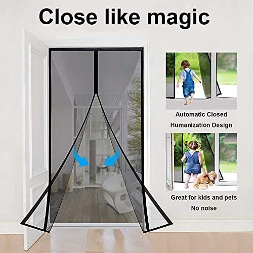 Moustiquaire rideau de porte de moustiques de l'écran magnétique
