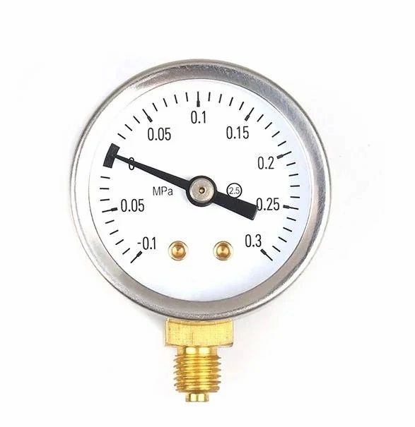 Compound Vacuum Manometer General Pressure Gauge Manometer Konics Kins Sj Ds Psi/Bar/Mmhg/Inhg/Mmh2o/Kpa NPT Unf, Bsp, G, R, PT, PF...1/8, 3/8, 1/4, 1/2