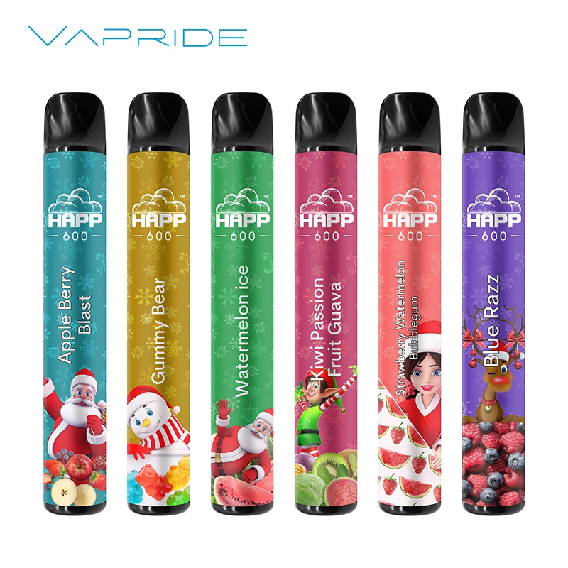 Best Wholesale Price Disposable E Cigarette Elf Happ 600 Puffs Vape