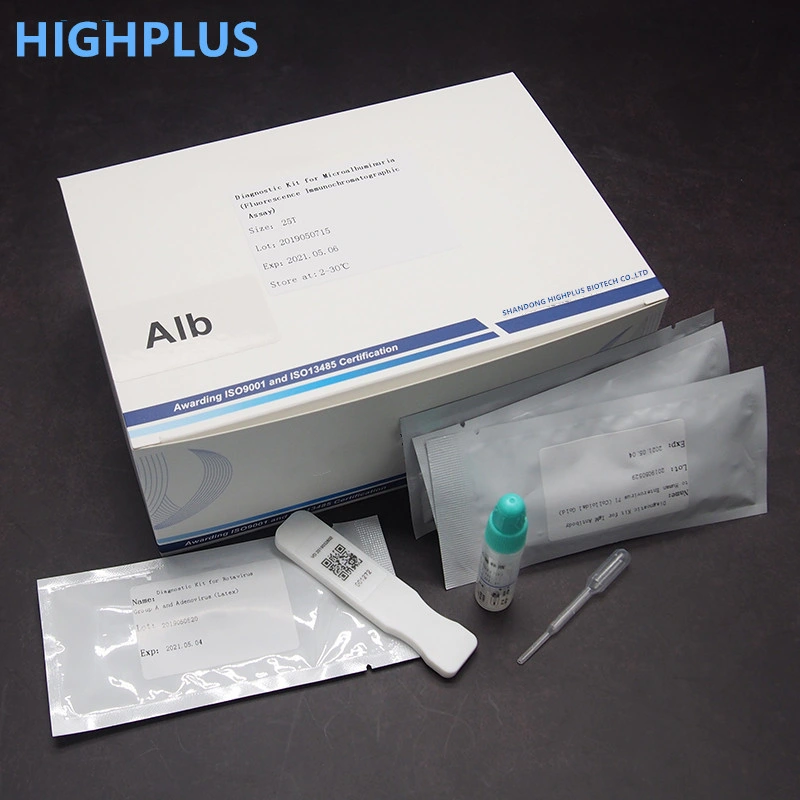 Laboratório Clínico/Poct Kit de Teste rápido de sangue T4/ Hba1c/Tsh/Pcr/Pct/CK-MB/Ctni/Myo/PSA/D-dímero Equipamento Médico