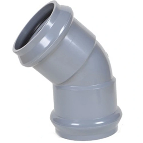 Premium Plastic Pipe End Fitting UPVC Pressure Pipe Fittings for Water Supply DIN Standard 1.0MPa with Rubber Ring Joint