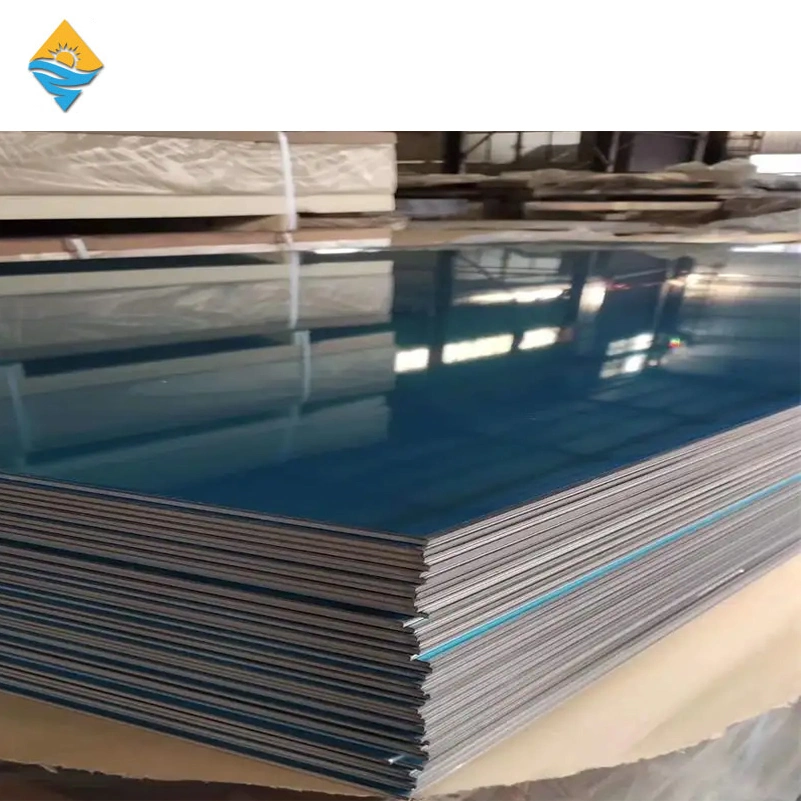 3003 3004 3105 H24 H14 Ho Mill Finish Aluminum Sheet/Plate with Blue PVC Film Protected