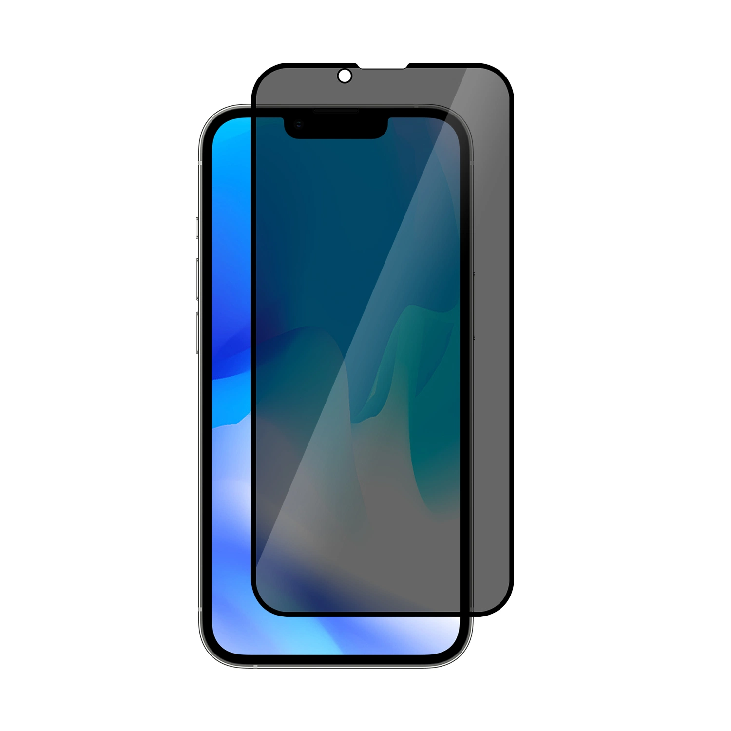 Couvercle intégral de la Vmax de la marque de 9h de titane noir protecteur d'écran verre trempé de couleur pour le téléphone 5 / 6 / 6 Plus et d'autres accessoires de téléphonie cellulaire / Film de protection