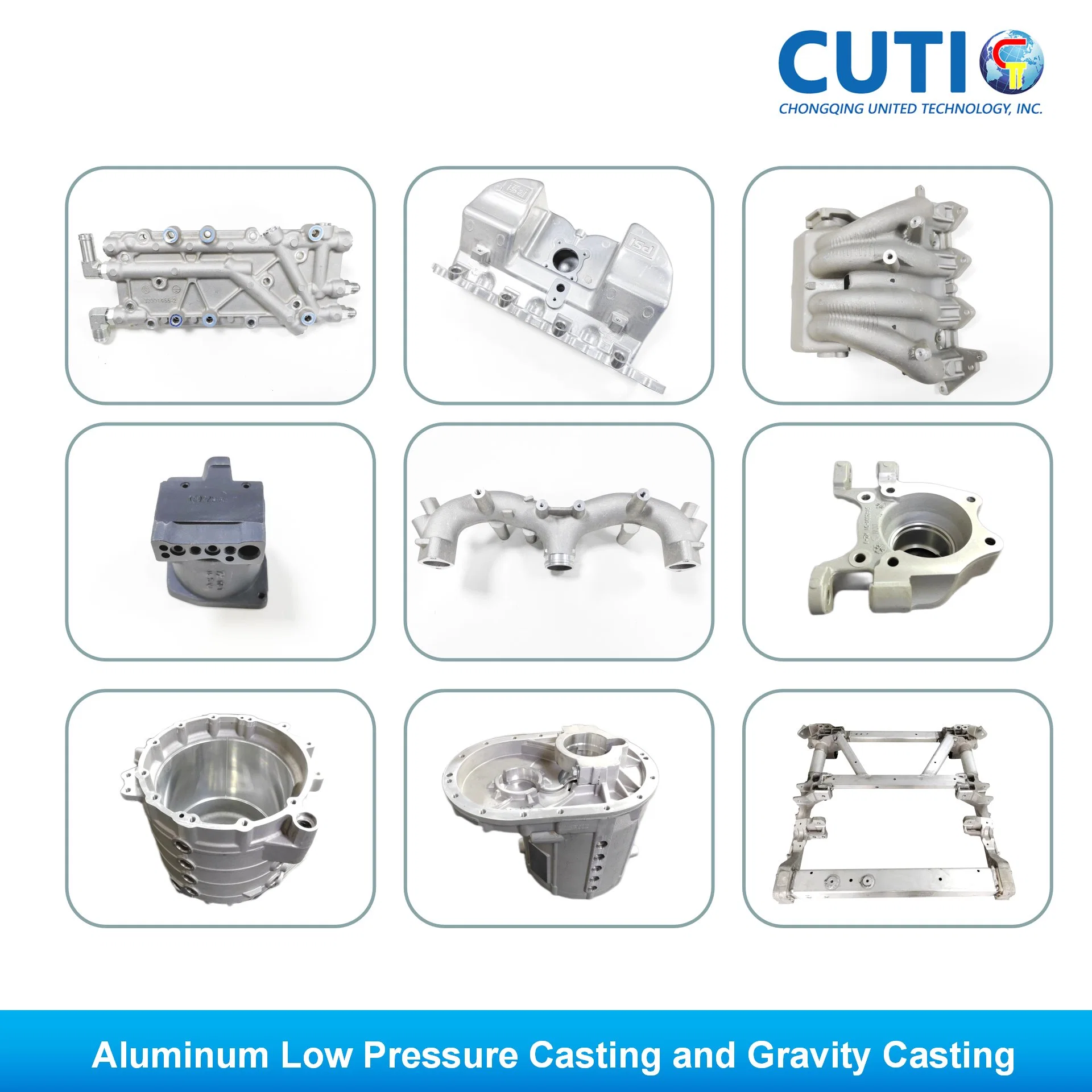 Mecanizado CNC/aleación de aluminio fundición a baja presión/fundición por gravedad/mecanizado de precisión