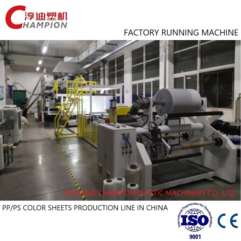 Fully Automatic China Champion PP/PS Sheet/Board Co-Extrusion Line/Plastic Extruder Machine Extrusion Making Machine