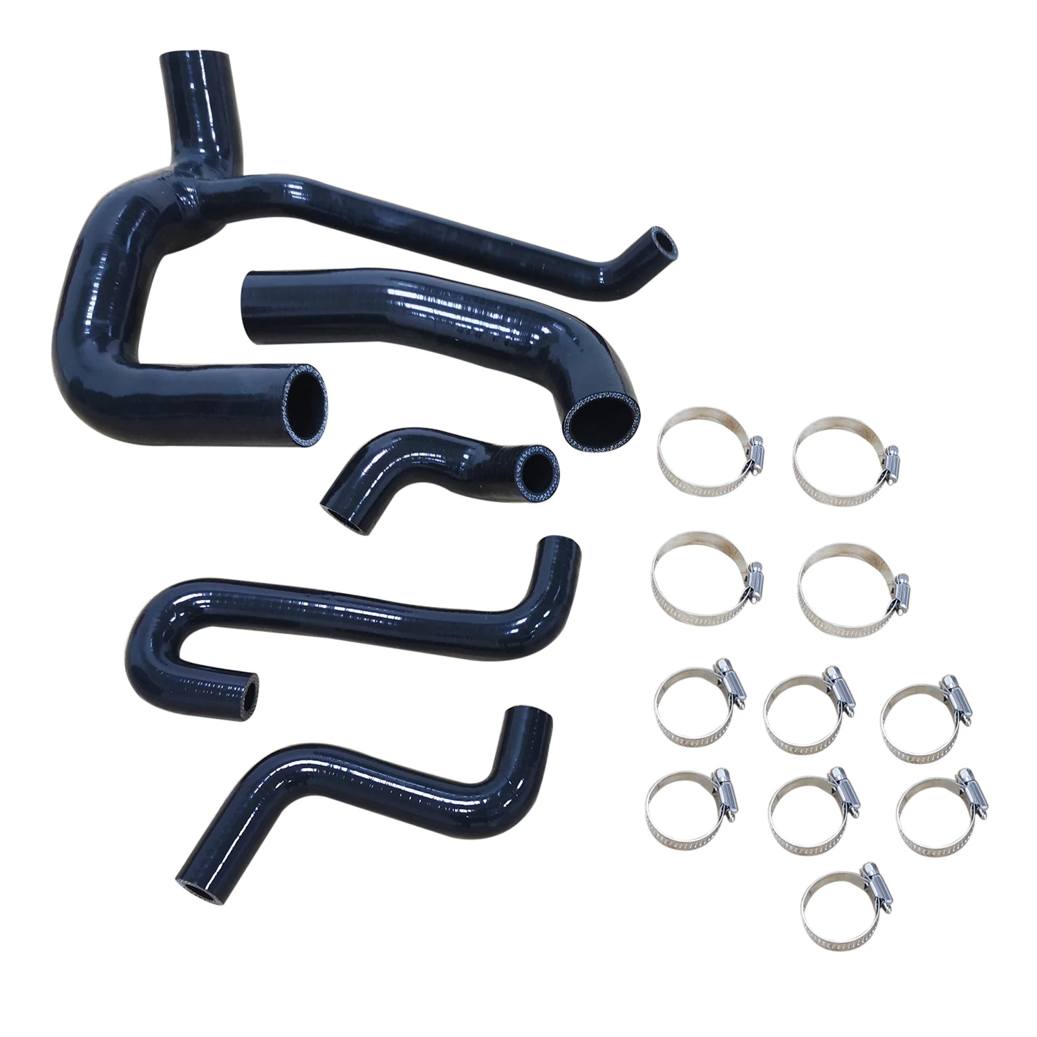 KIT DE TUYAU de radiateur EN silicone 5 PIÈCES pour Land Rover Discovery 200 TDI 1989-94