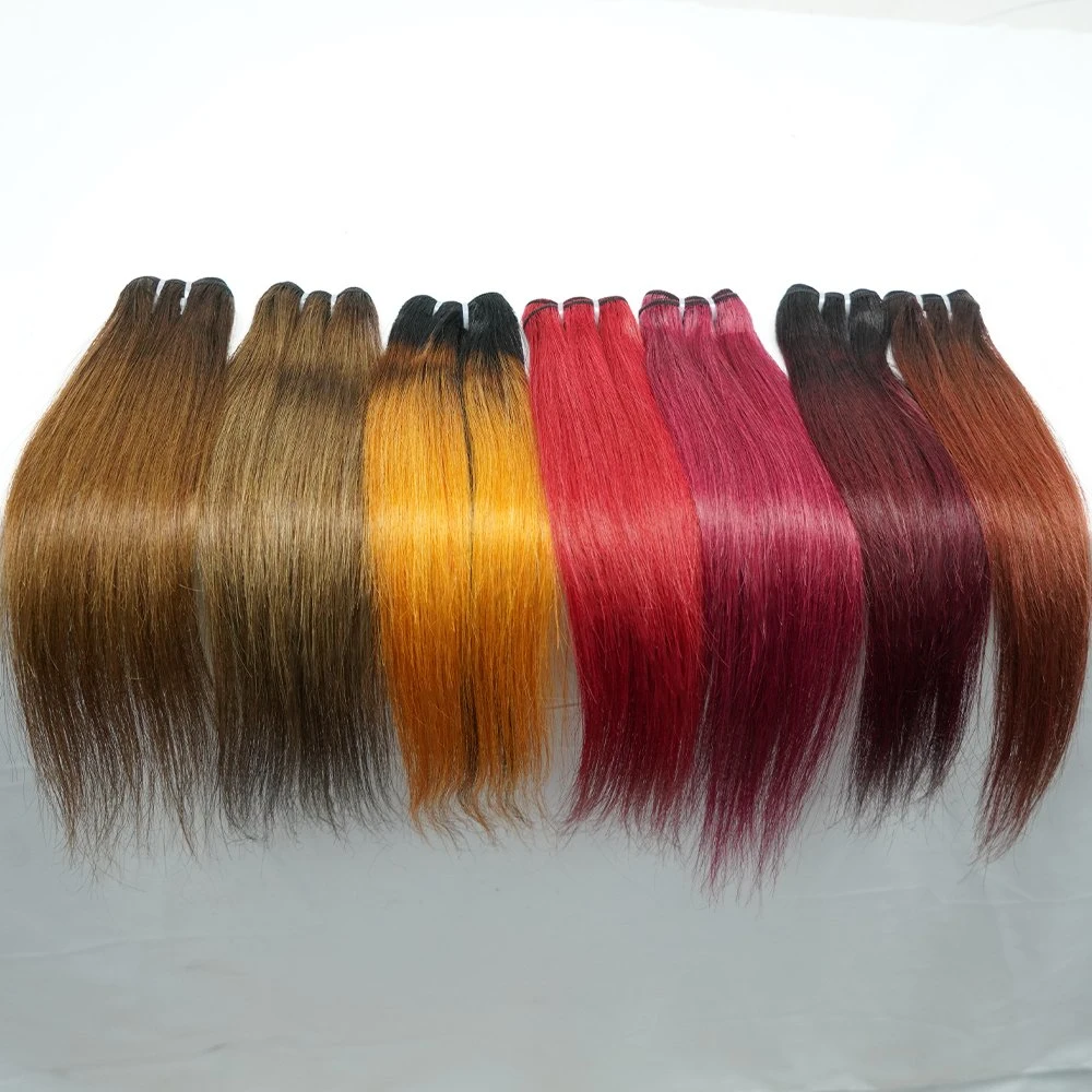 100% Mongolian Virgin Straight Human Brazilian Blond Remy Hair