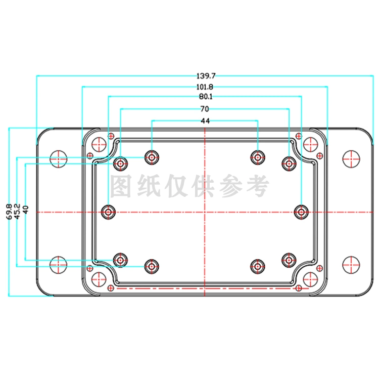 Waterproof Plastic Electrical Project Outdoor Junction Box Electronic Instrument Case IP 65 IP66