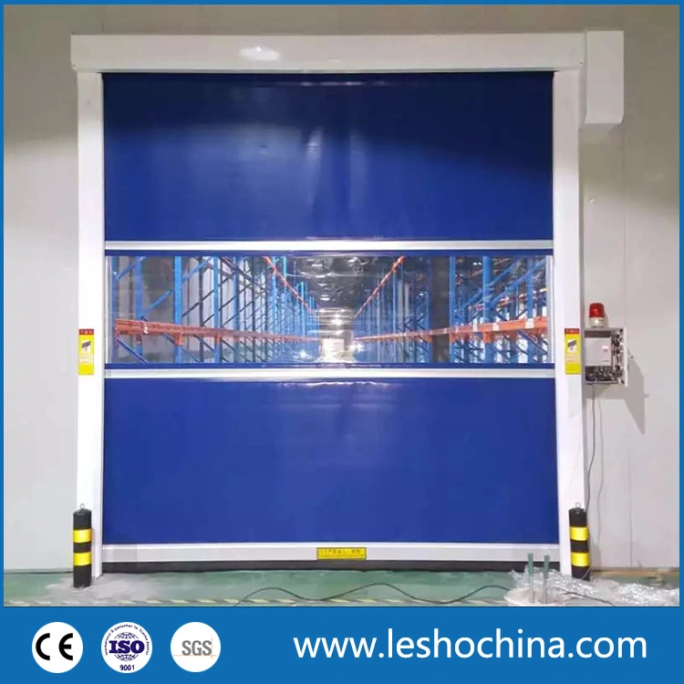 Industrial Automatic Overhead PVC Soft Fabric Rapid Roller Shutter for Warehouse