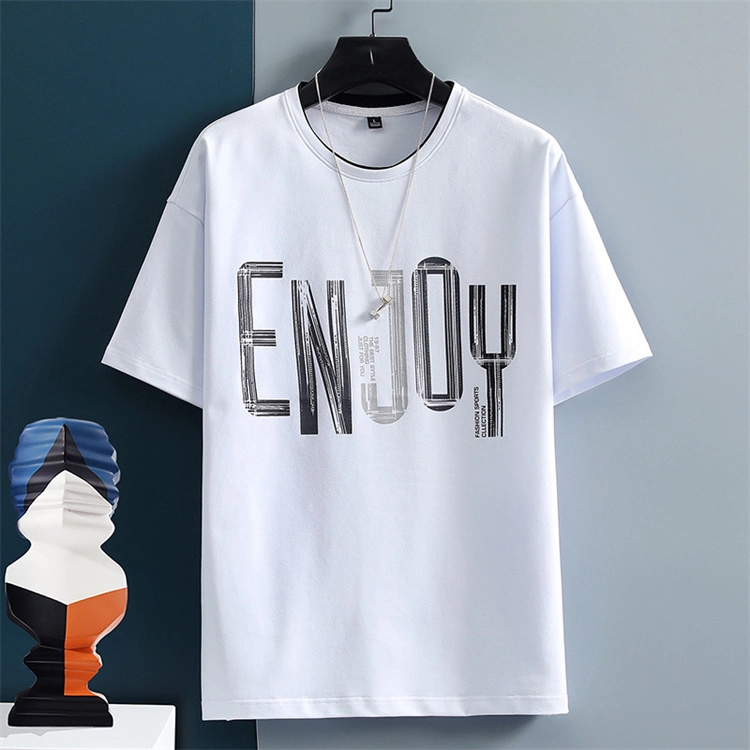 Y-002 New Fashion Custom Design 100% Cotton Wholesale/Supplier Clothes Men T-Shirt