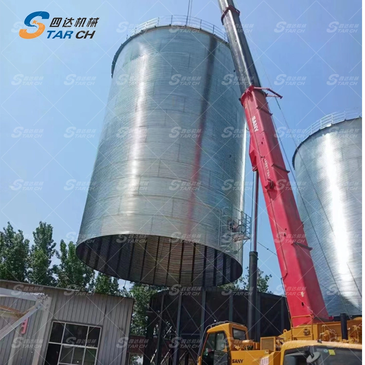 Galvanizing Stainless Steel Grain Silo for Paddy Storage