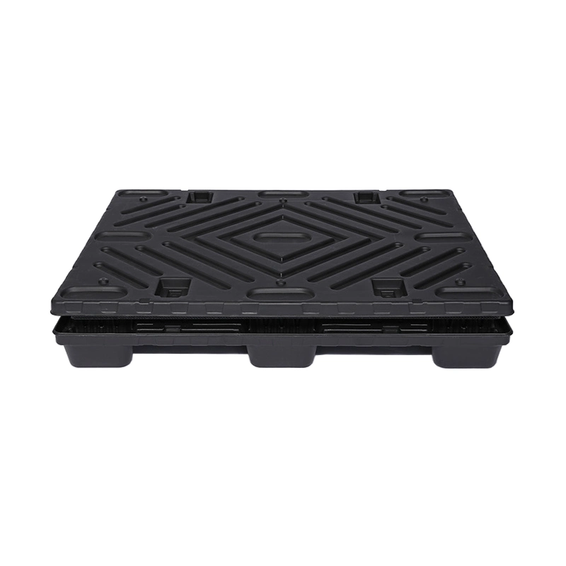 Customized Plastic Pallet Box Foldable Pallet Container for Electrical Car Battery Transportation