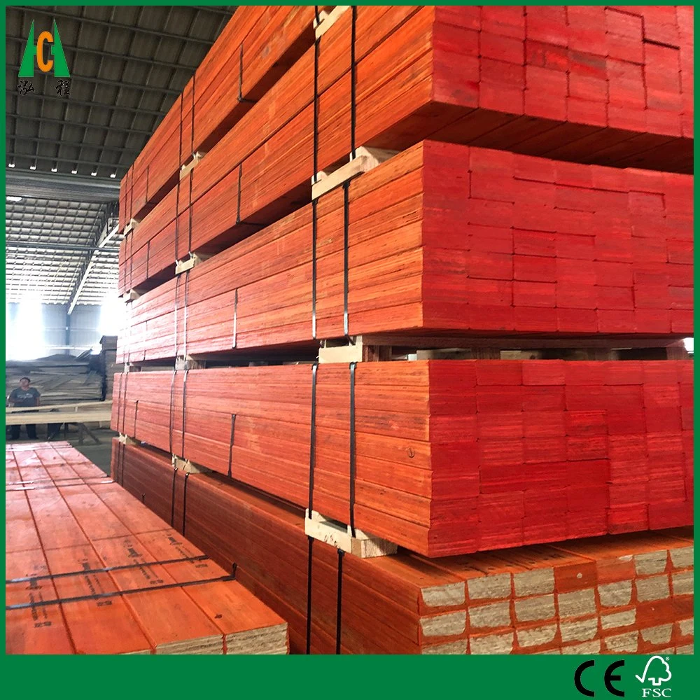 F8 درجة Pine LVL لسديم الكشط أو كمأة إسمنت البناء Lvl/Pine Wood Lumber