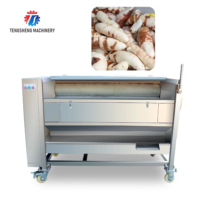 Industrial Electric Potato Carrot Brush Cleaning Washing Peeling Machine (TS-M600)