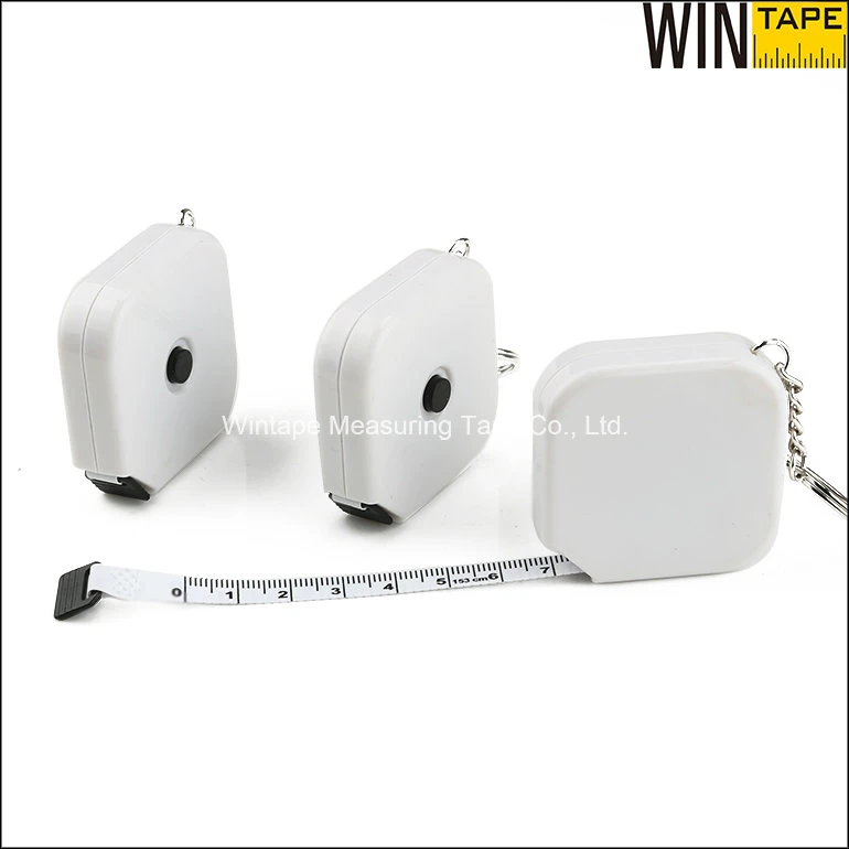 New Product Mini Square Retractable Plastic Measurement Tape