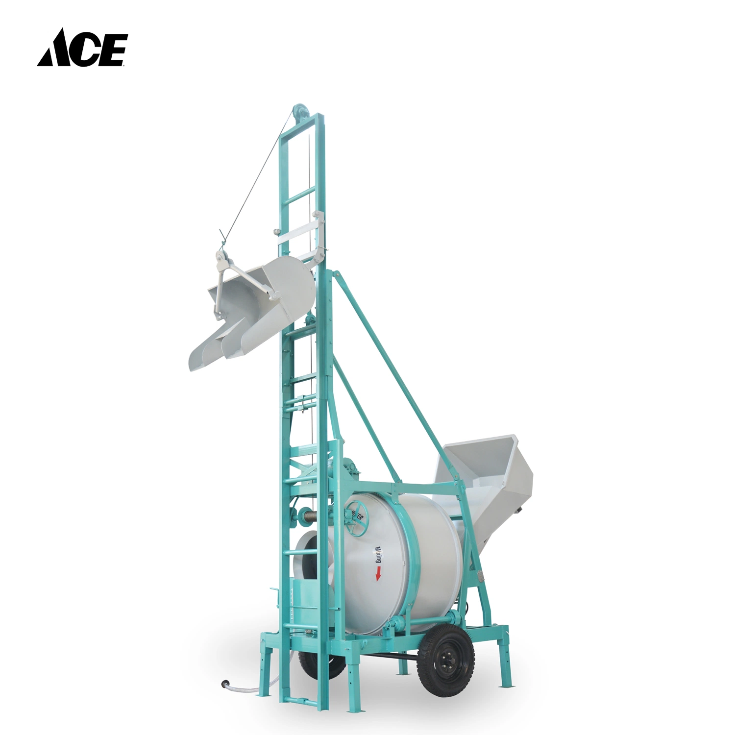 ODM/OEM Construction Machinery Diesel Engine Lifting Hopper Concrete Mixer Factory