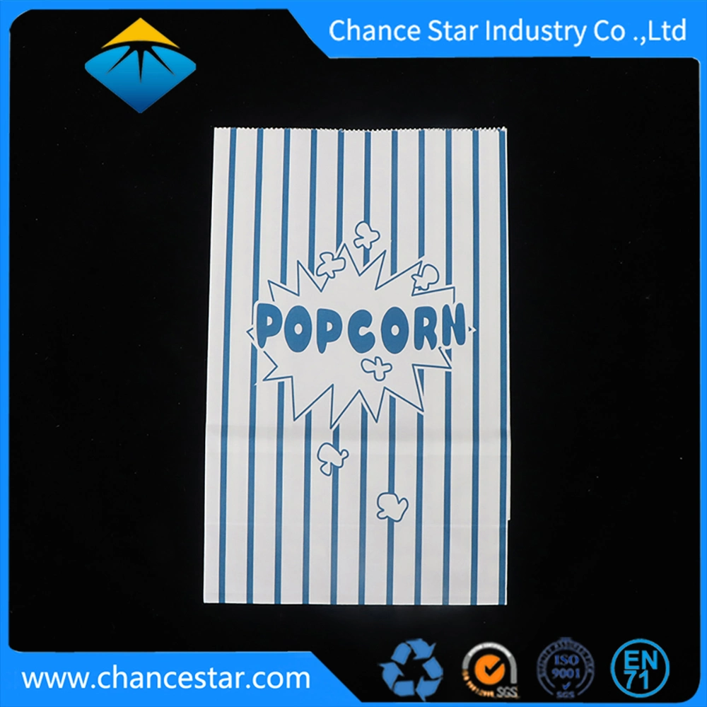 Custom Logo Printing Popcorn Packaging Paper Food Bags