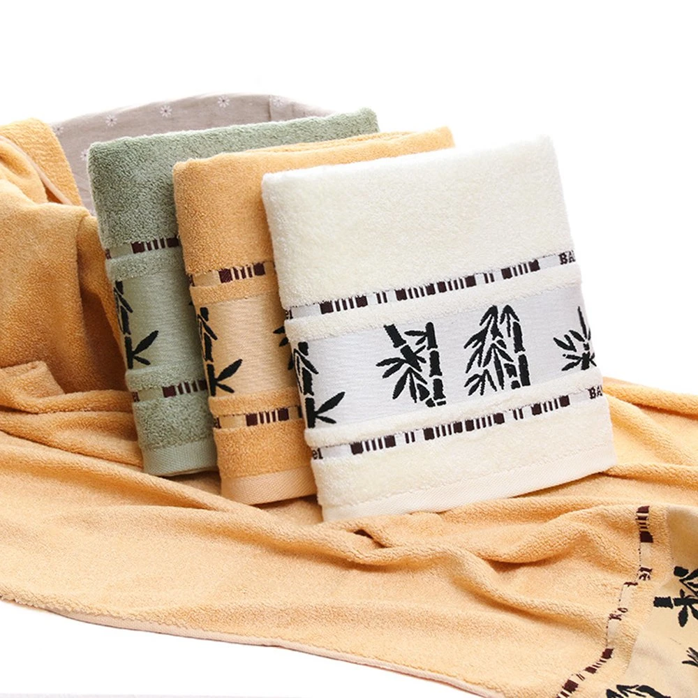 European Fiber High-Grade Bamboo Bath Towel Antibacterial Bamboo Towel