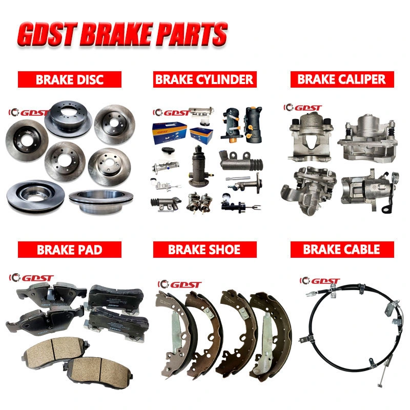 GDST Spare Parts Semi-Metal Truck Brake Shoes for Mitsubishi