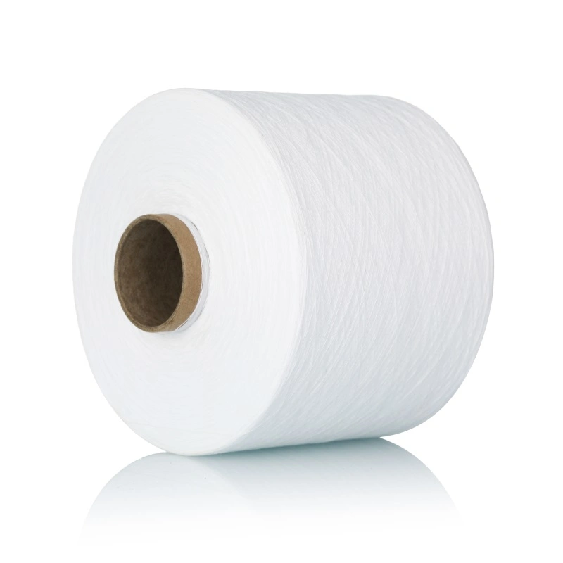 Eco-Friendly Dyed 100% OE Polyester Spun Yarn Cotton Textile Fiber