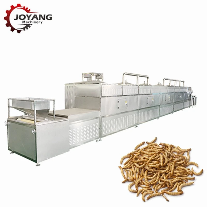 Tunnel Edible Nutritional Insect Dryer Crickets Grasshopper Mealworm Black Soldier Fly Larvae Bsfl Drying Equipment