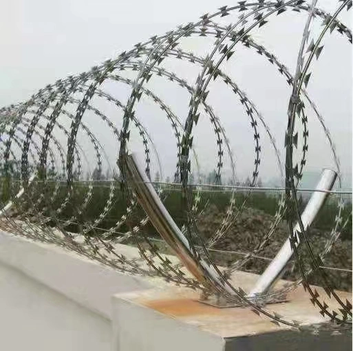 Bto-22/Cbt-60/Cbt-65 Razor Wire Galvanized PVC Coated/Galvanized/Stainless Steel Concertina Barbed Razor Wire