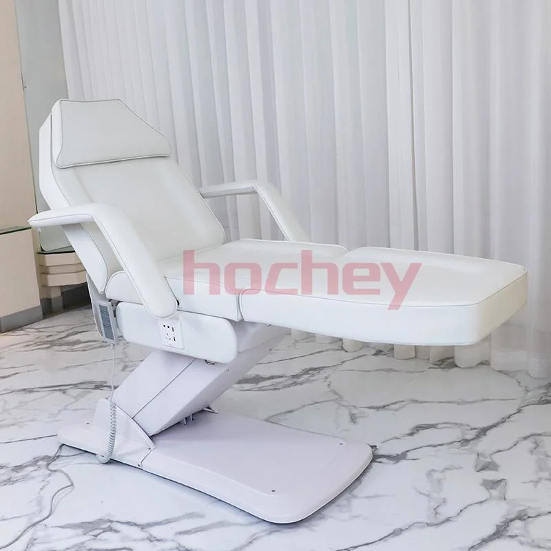 Novo Design Hochey beleza Salão de Massagem Ajustável do mobiliário da Estrutura de Elevação de cama cama dobrável para SPA Facial