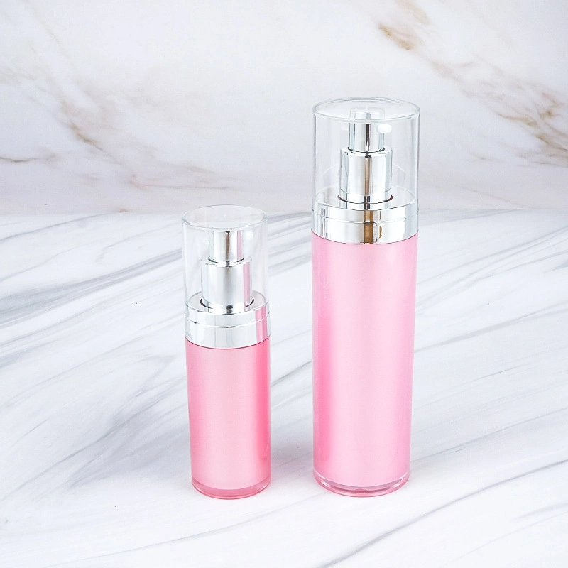 Acrylic Cream Jar Luxury Plastic Lotion Pump Bottle Skin Care Bottle Cosmetic Packaging Set