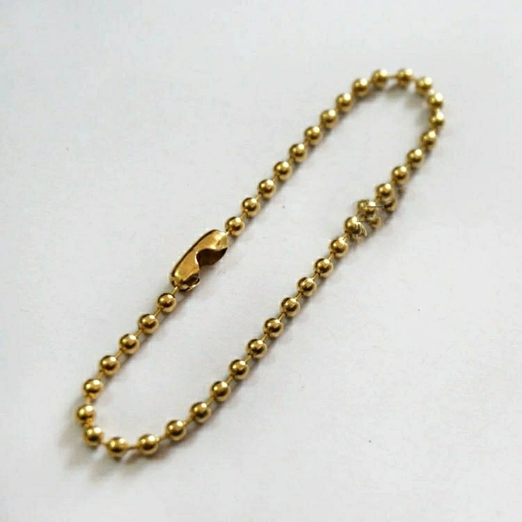 Stainless Steel Tag Chain Wholesale/Supplier DIY Accessories Keychain Beaded Chain Necklace