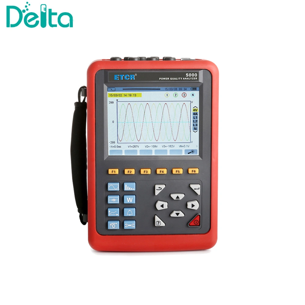 China CE ISO Digital Handheld Power Energy Quality Meter with Various Clamps