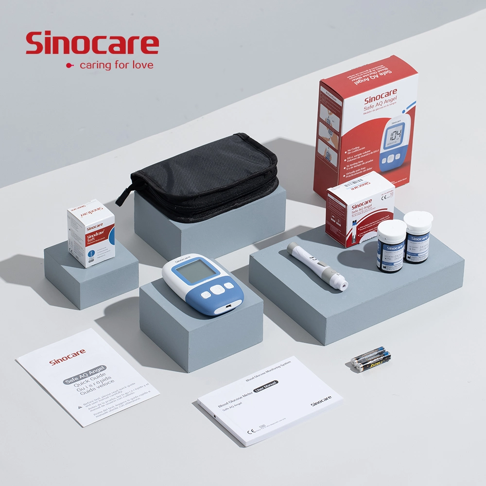 Sinocare Glucometer Monitoring Blood Glucose Test Strips