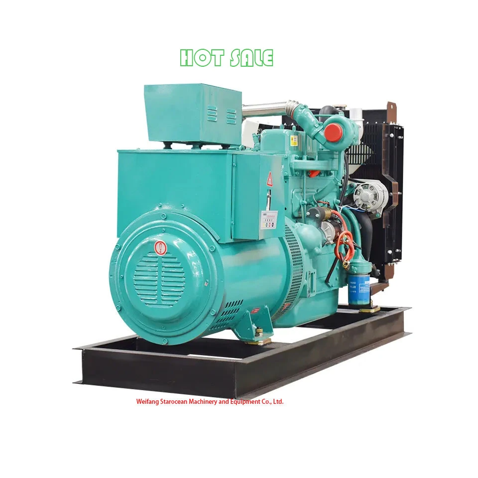 2023 cilindro Ricardo Open Type GLP 125kVA 100kVA Gas Diesel Generador de fábrica