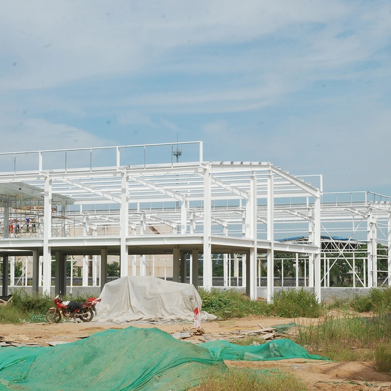 Secção H prefabricadas Prefab Construção da estrutura a estrutura de aço para manual