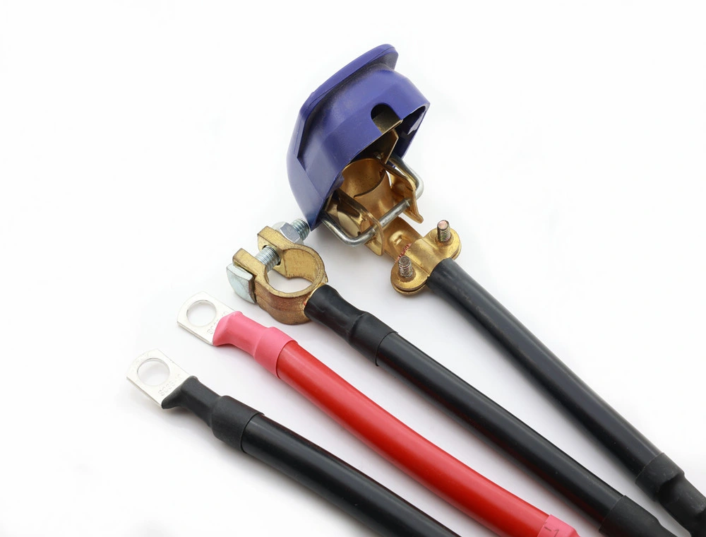 Processing 35mm2 2AWG Car Wire Battery Terminal Connector, Auto Extension Battery Connection Wire, Cable Accessories