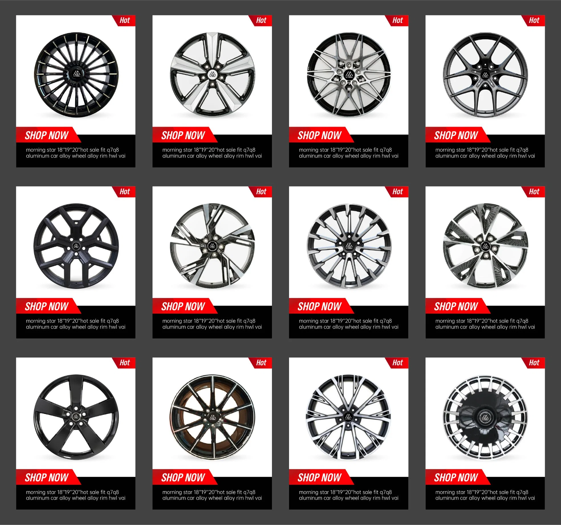 High quality/High cost performance  Hot Sale off-Road 4X4 Alloy Wheel Model Or005