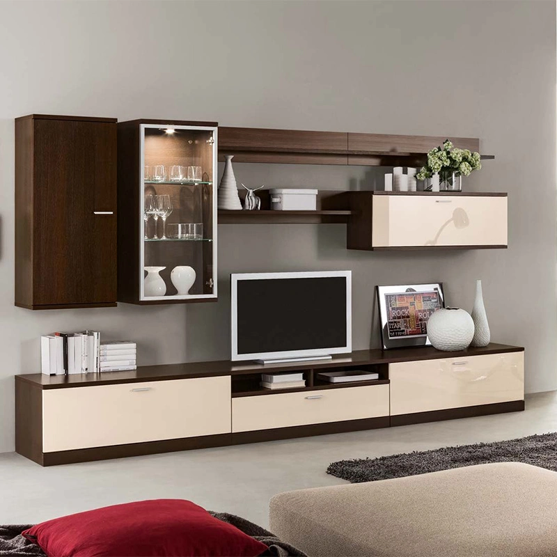 Italienische Stil Wohnzimmer Möbel MDF Schrank Sinter Stein Tisch TV-Standfuß oben