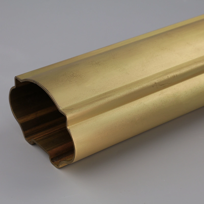 أنبوب مستطيل نحاسي H65 H63 C27000 C27200 Brass Square Tube