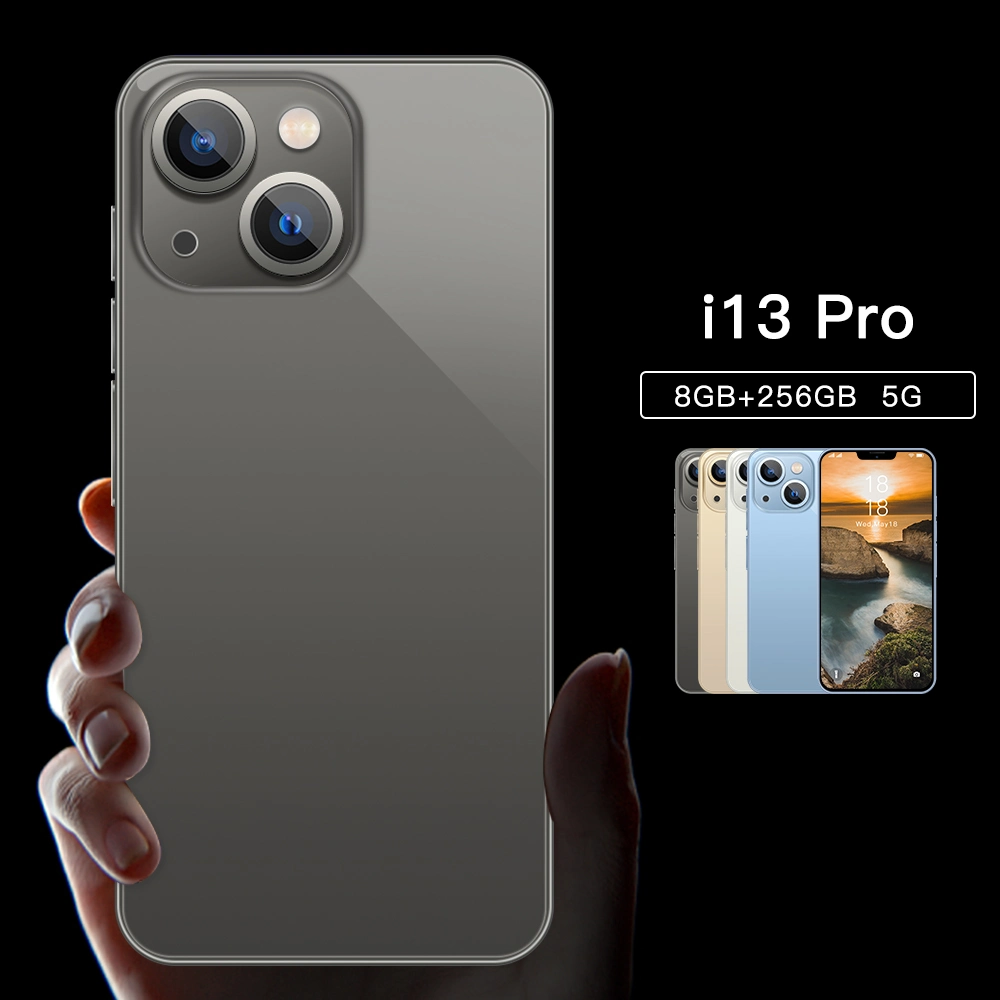 Original barato I 13 PRO Max 6.8 polegadas 256GB 108MP 4G 2 SIM tipo C MTK AMOLED Cell Music Camera Game Smartphone