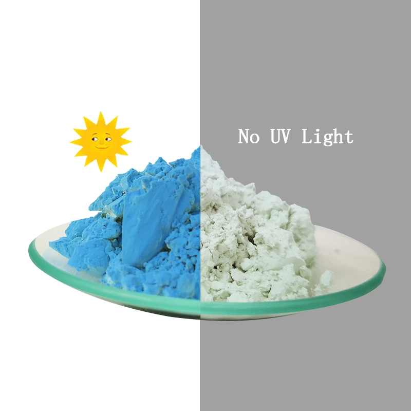 2022 Heißer Verkauf photochromic Pigment Powder Farbe Änderung durch Sonnenlicht Textilpigment