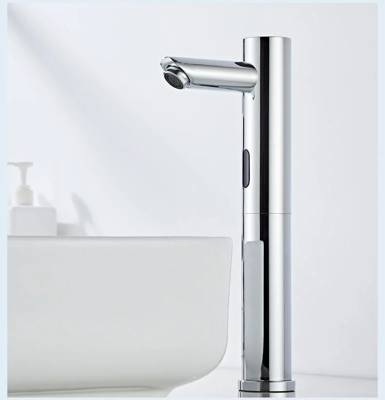 Berührungslose Induktionshahn Chrom Badezimmer Automatische No Touch Sensor Becken Wasserhahn Waschbecken Wasserhahn