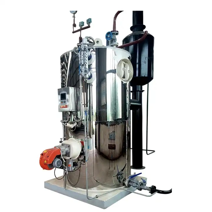 300kg Per Hour Water Tube Gas Fired Steam Boiler for Yogurt Plant