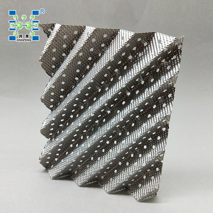 Metal Perforated Plate Corrugated Structured Packing